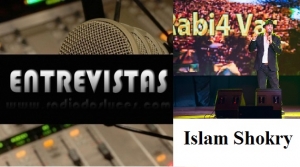 Entrevista al cantante de Nascheed Islam Shokry junto con la interpretación de su úlimo tema.