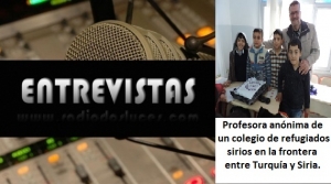 Entrevista a una profesora anónima de un colegio de refugiados sirios.